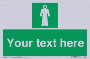 Custom sign safe condition Survival clothing